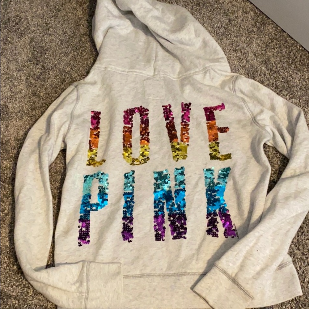 Pink VS hoodie